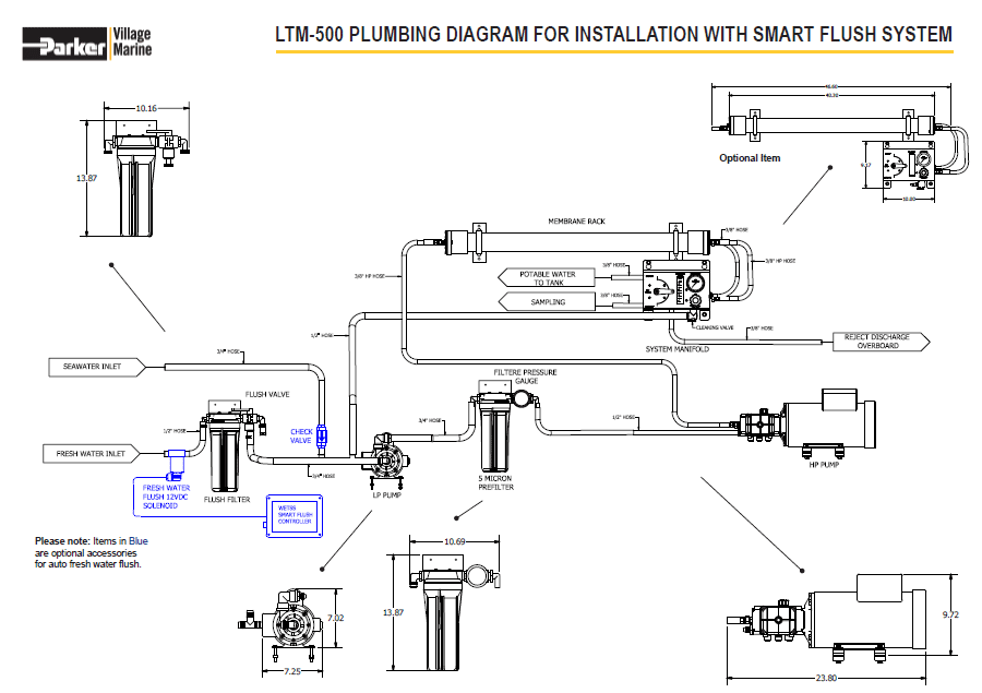 LTM-500 Plumbing Diagram